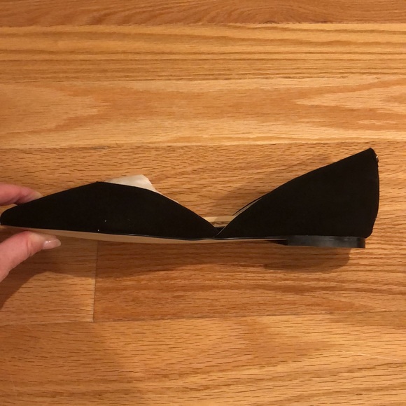 Sam Edelman black suede Rodney d’Orsay flats, size 7.5 wide - Picture 6 of 8